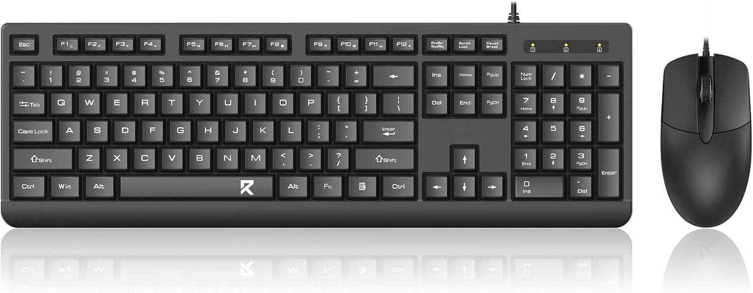 Ensemble clavier et souris filaire BC7543 noir
