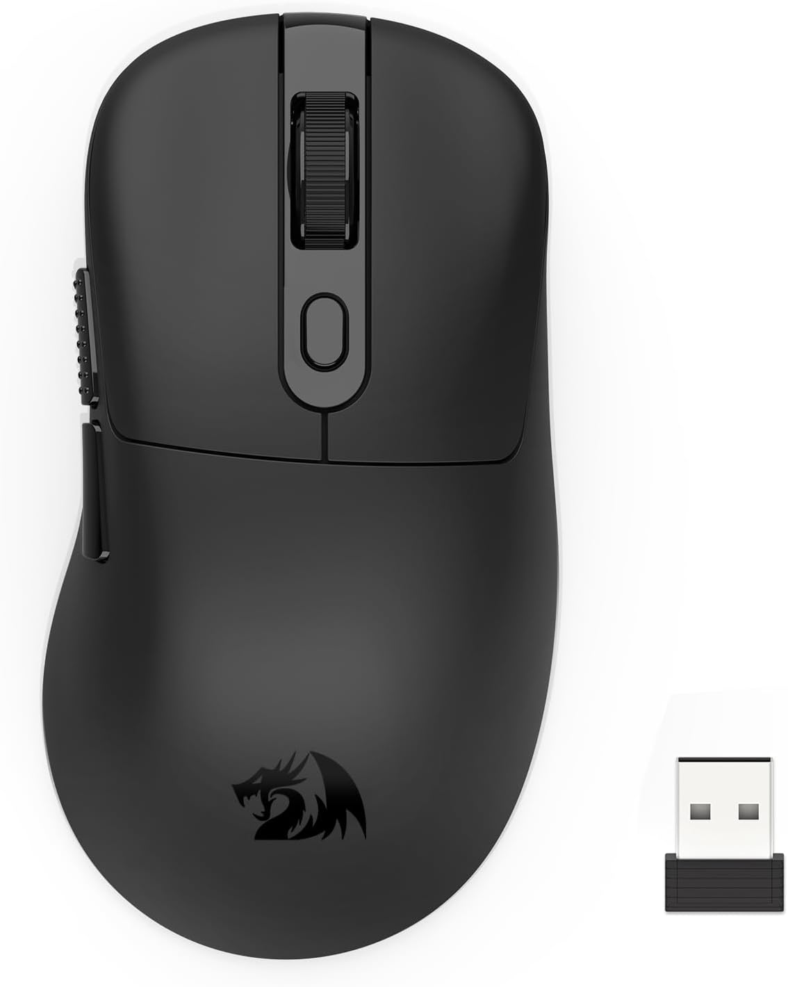 Souris de jeu sans fil M818, 24 000 DPI, trimode 2,4 G, noire