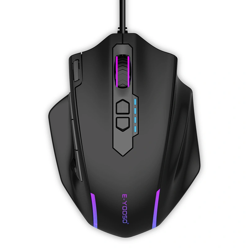 Grande souris de jeu filaire 5 niveau 12400 dpi