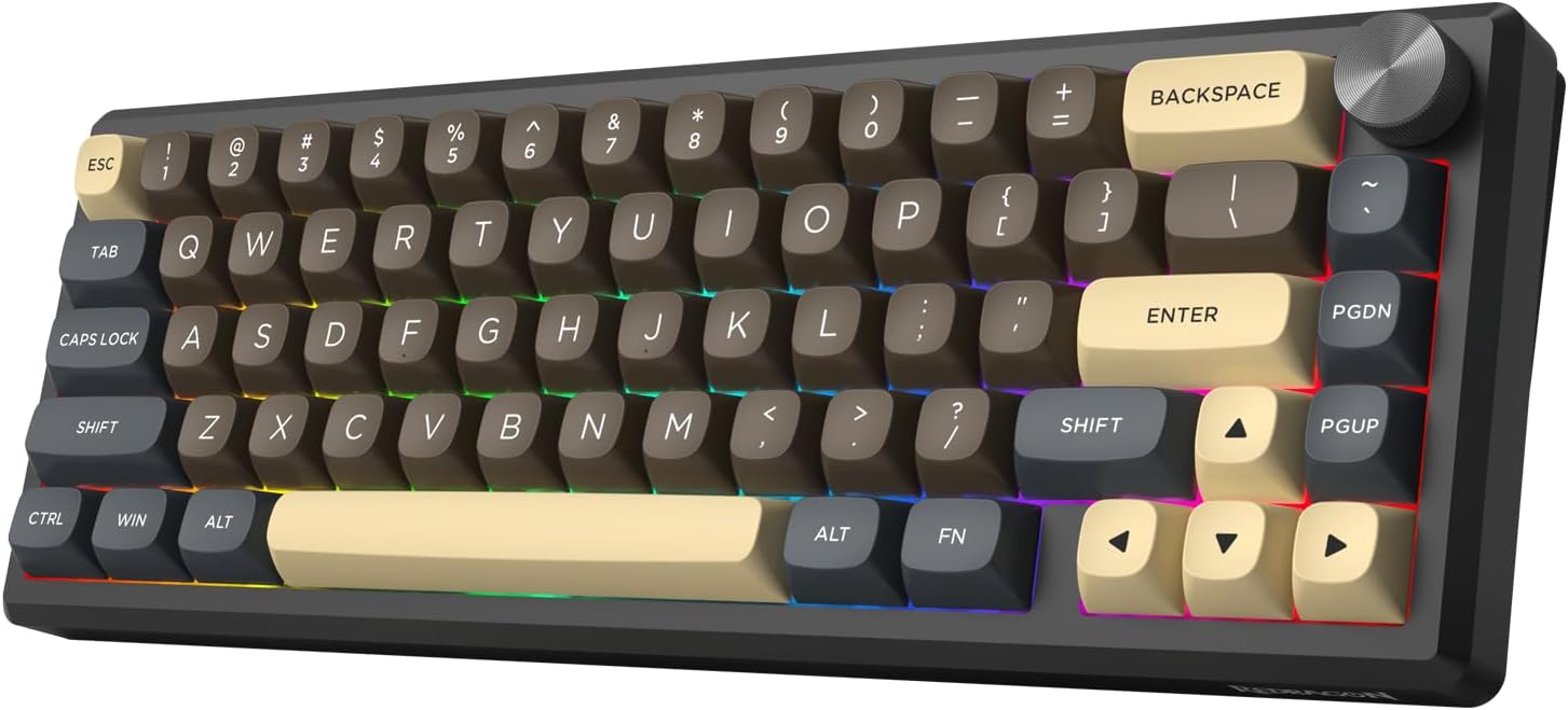 Clavier de jeu mécanique sans fil noir K727 60%