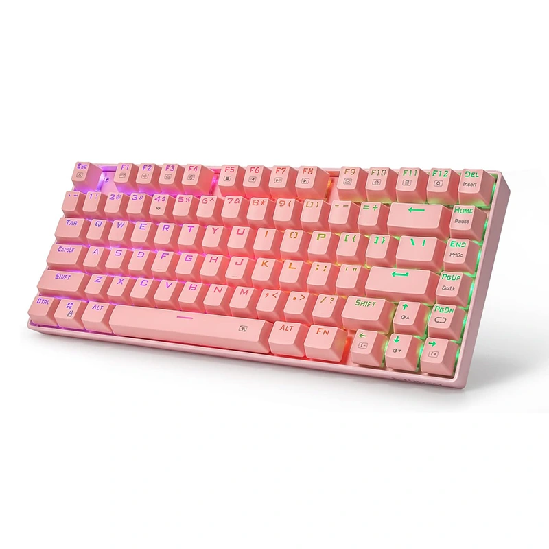 Clavier mécanique sans fil 2,4 Ghz/USB 81 touches